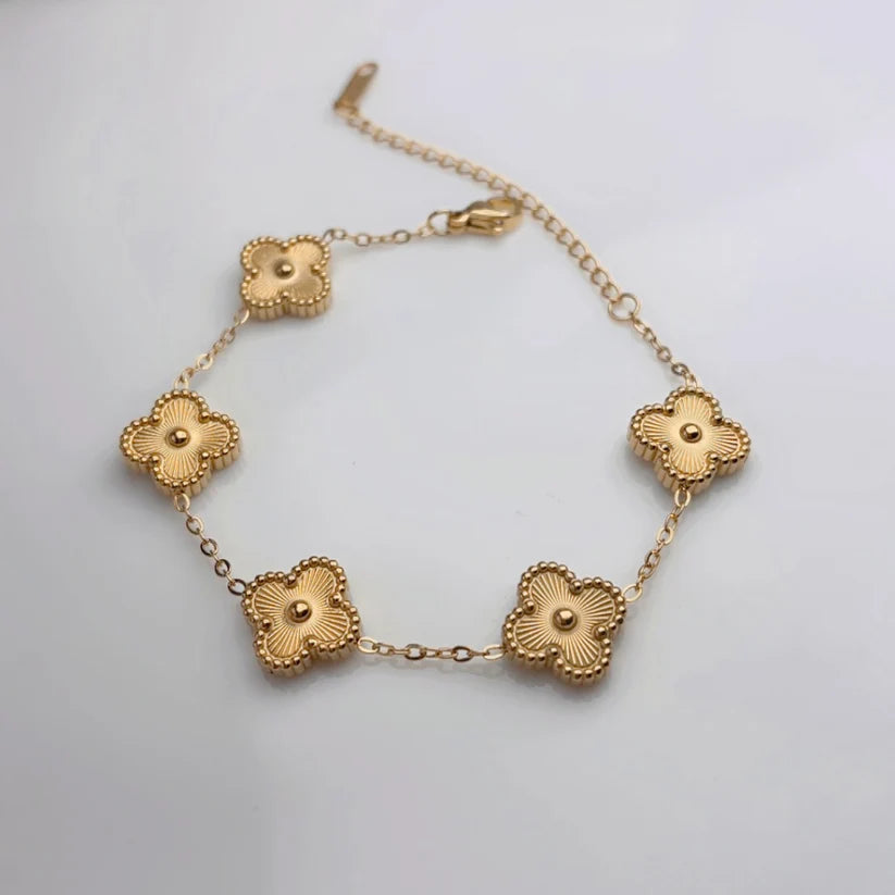 Golden Clover Bracelet